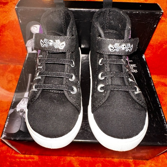 Purple and Black Nightmare Before Christmas Sneakers - Picture 2 of 4